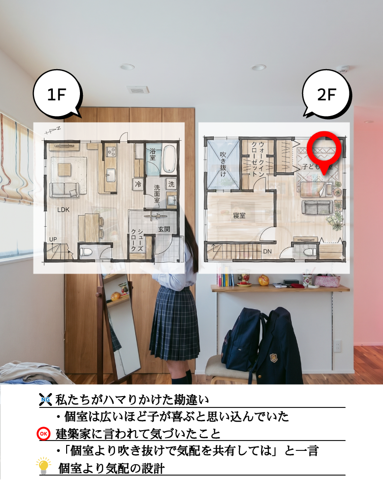 廊下をなくして26坪の大空間