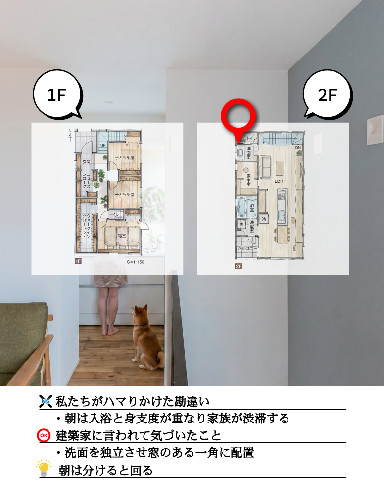 28坪の家事動線を一本化する家