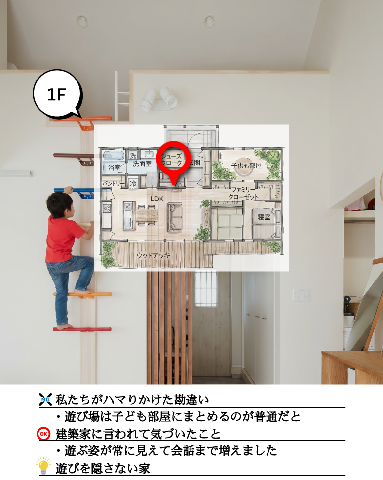 23坪の常識を覆す平屋の間取り