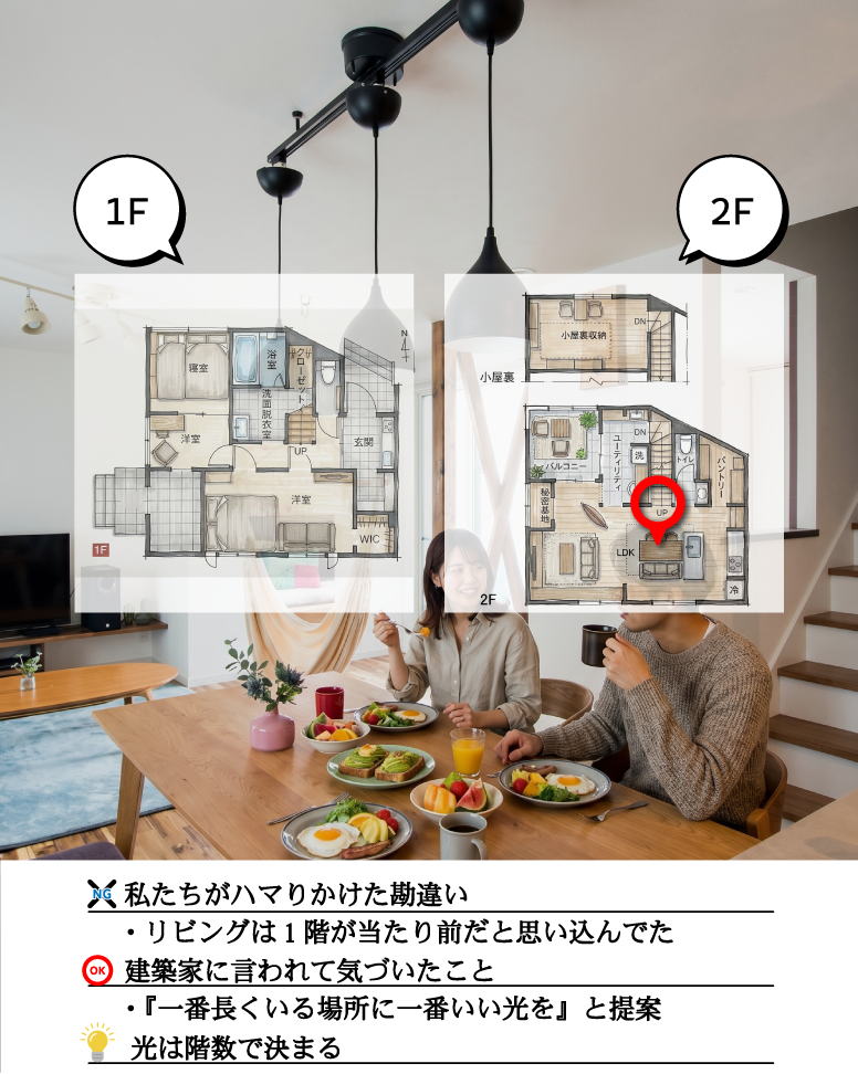 29坪で叶う開放的な2階LDK