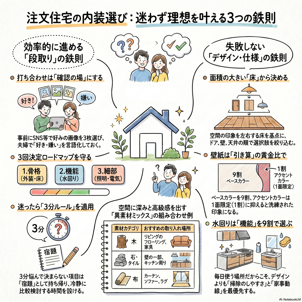  【Study】内装選び理想を叶える3つの鉄則