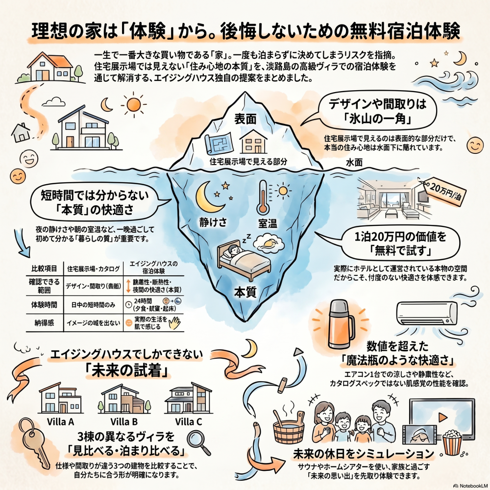 【Study】数千万円の家を「試住」せずに買うのは危険！