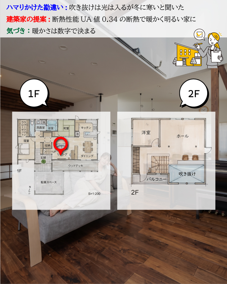 30坪とは思えない広がりを生む家