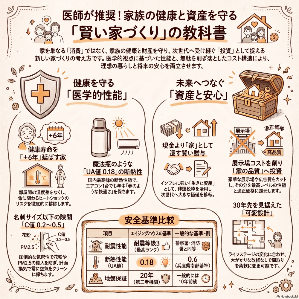 【Study】「健康寿命を6年延ばす」後悔しない家づくりの正解