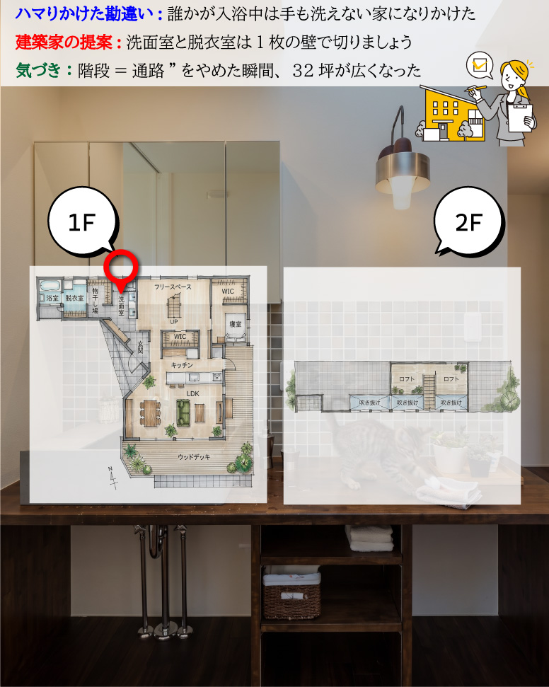 32坪のアイデア詰まる賢い家づくり