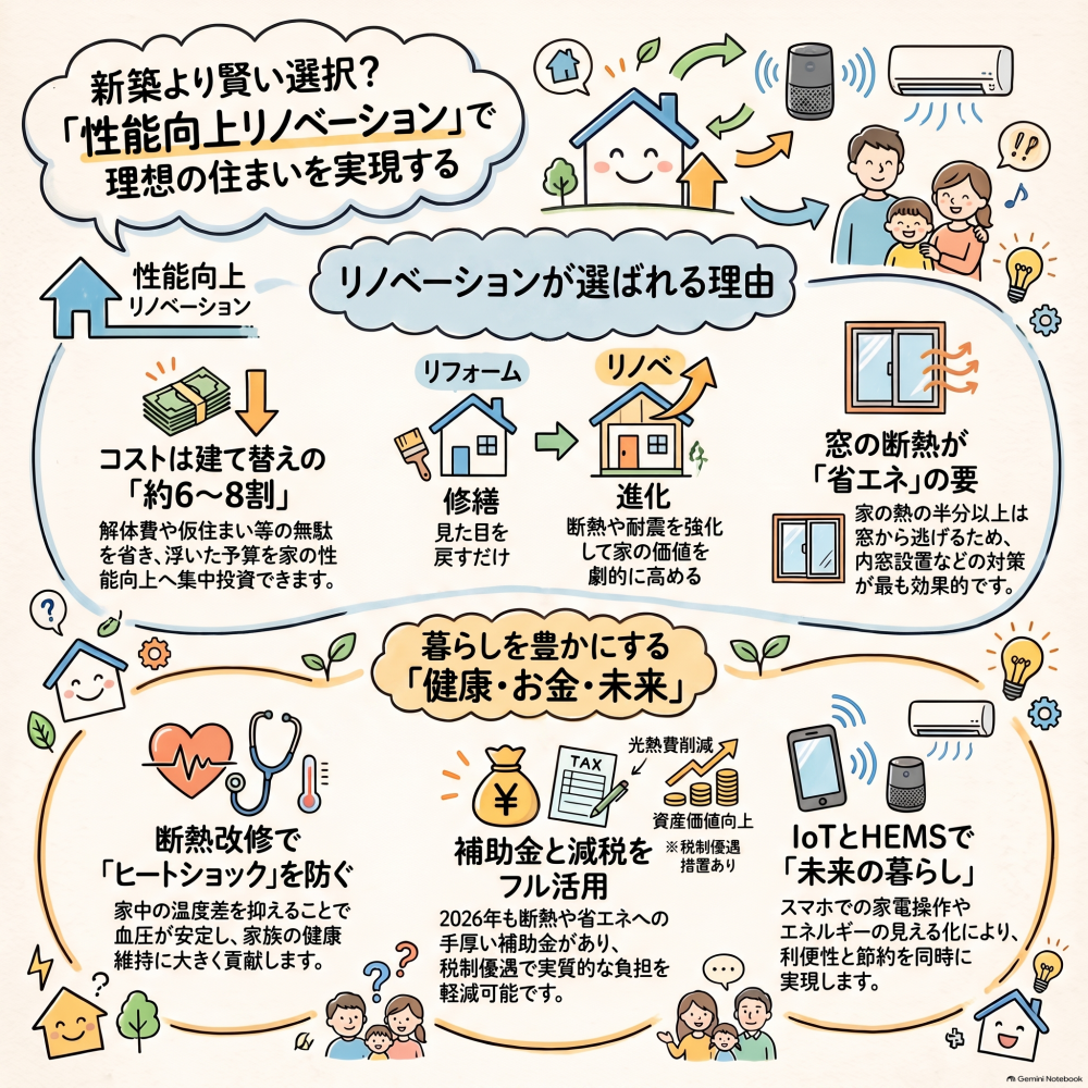 【Study】「性能向上リノベーション」という裏ワザ