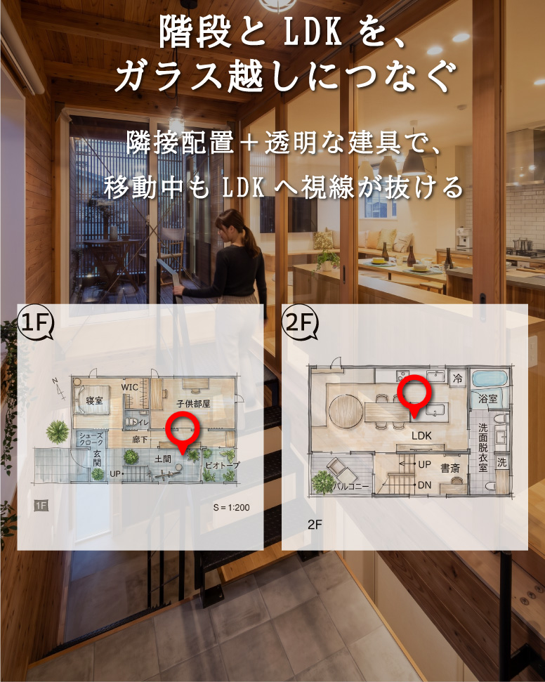 27坪に木と光が満ちる開放的な家