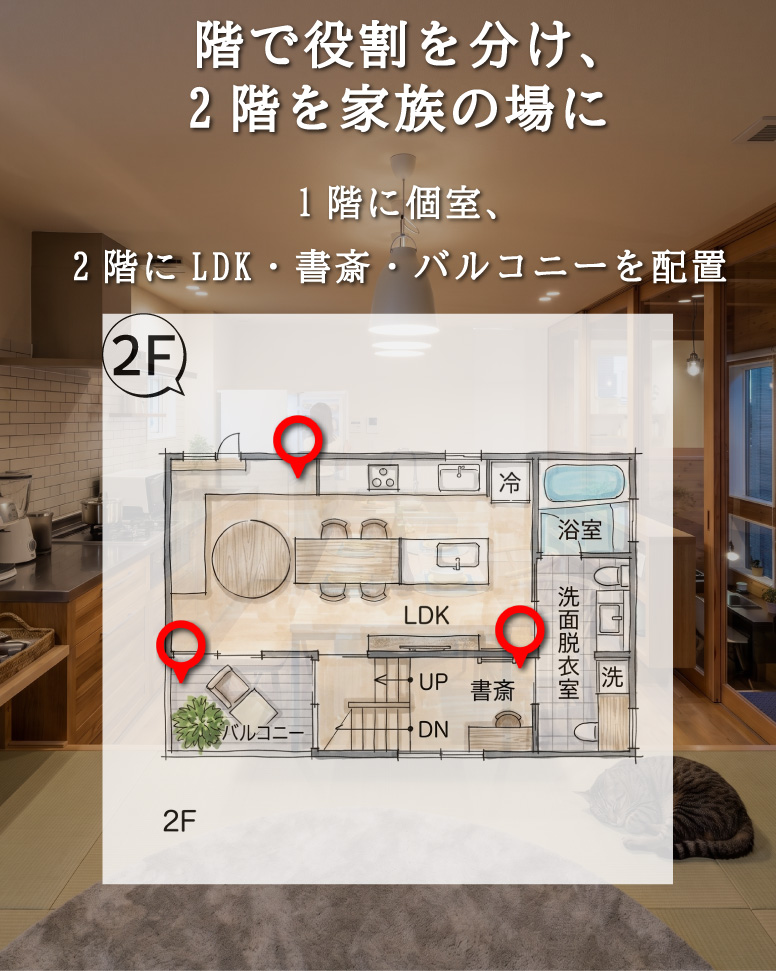 27坪に木と光が満ちる開放的な家