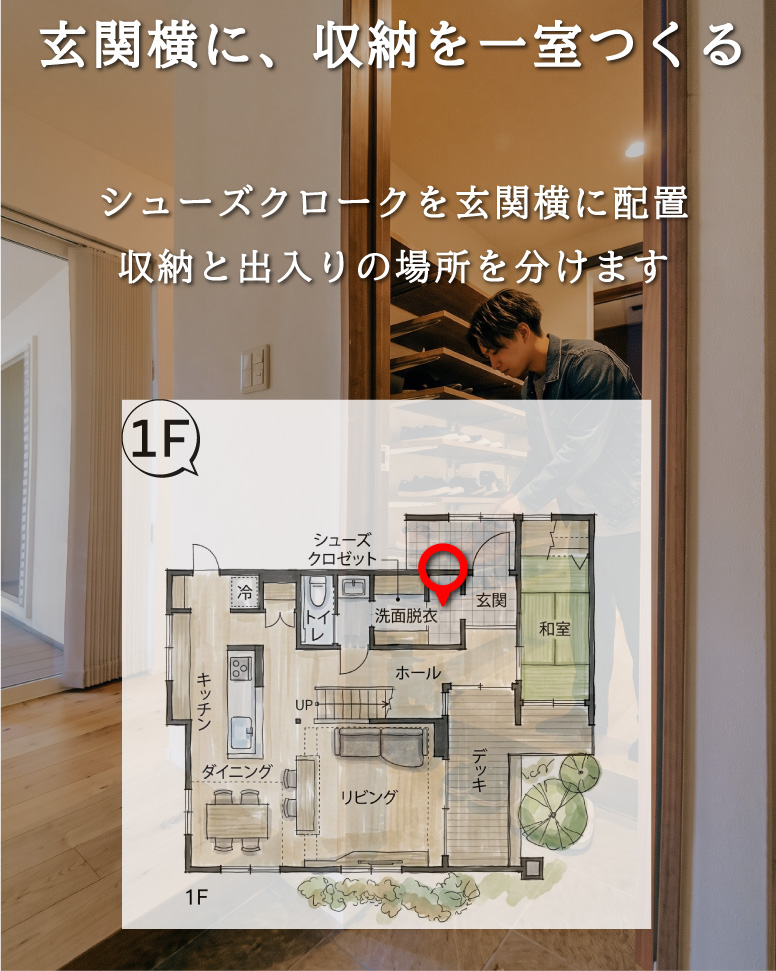 34坪で叶える快適な家事動線の家