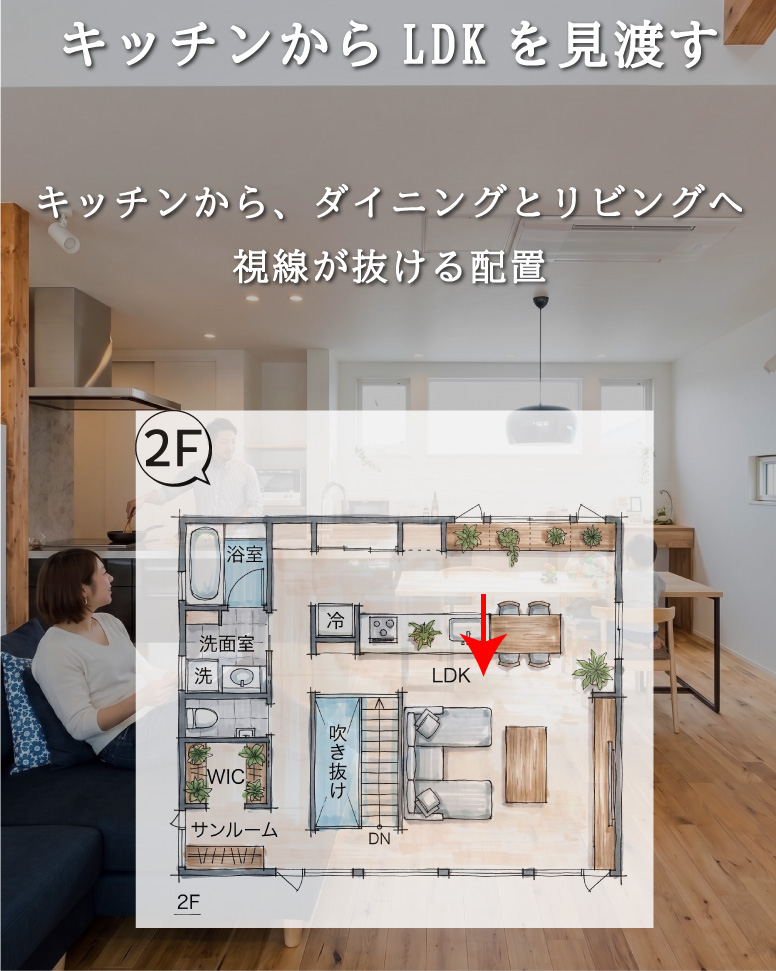 視線が気にならない33坪の家
